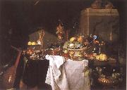 Jan Davidz de Heem Still-life with Dessert France oil painting reproduction